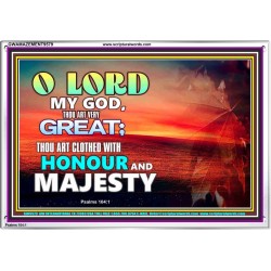 MY GOD THOU ART VERY GREAT  Church Acrylic Frame  GWAMAZEMENT9579  "32X24"