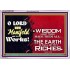 MANY ARE THY WONDERFUL WORKS O LORD  Children Room Acrylic Frame  GWAMAZEMENT9580  "32X24"