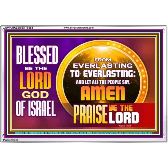 FROM EVERLASTING TO EVERLASTING  Unique Scriptural Acrylic Frame  GWAMAZEMENT9583  