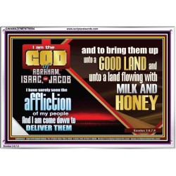 SEEN THE AFFLICTION OF MY PEOPLE AND I WILL DELIVER THEM  Inspirational Bible Verse  GWAMAZEMENT9894  "32X24"