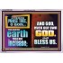 THE EARTH SHALL YIELD HER INCREASE FOR YOU  Inspirational Bible Verses Acrylic Frame  GWAMAZEMENT9895  "32X24"