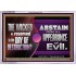 THE WICKED RESERVED FOR DAY OF DESTRUCTION  Acrylic Frame Scripture Décor  GWAMAZEMENT9899  "32X24"