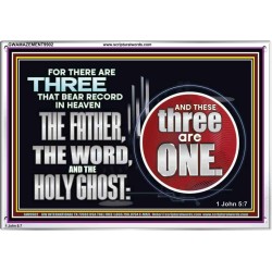 THE THREE THAT BEAR RECORD IN HEAVEN  Modern Wall Art  GWAMAZEMENT9902  "32X24"