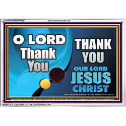 THANK YOU OUR LORD JESUS CHRIST  Custom Biblical Painting  GWAMAZEMENT9907  "32X24"