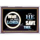 WAIT ON THE LORD AND HE SHALL SAVED THEE  Contemporary Christian Wall Art Acrylic Frame  GWAMAZEMENT9920  