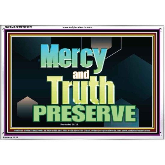 MERCY AND TRUTH PRESERVE  Christian Paintings  GWAMAZEMENT9921  