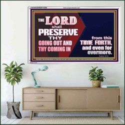 THY GOING OUT AND COMING IN IS PRESERVED  Wall Décor  GWAMAZEMENT10088  "32X24"