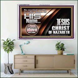 BE COUNTED WORTHY OF THE LORD  Décor Art Works  GWAMAZEMENT10294  "32X24"