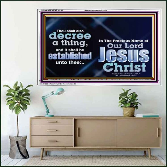 THE LIGHT SHALL SHINE UPON THY WAYS  Christian Quote Acrylic Frame  GWAMAZEMENT10296  