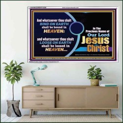 WHATSOEVER THOU SHALT BIND ON EARTH  Custom Wall Art  GWAMAZEMENT10298  "32X24"