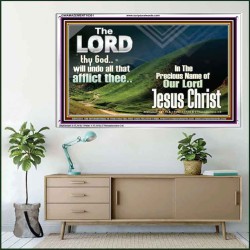 THE LORD WILL UNDO ALL THY AFFLICTIONS  Custom Wall Scriptural Art  GWAMAZEMENT10301  "32X24"