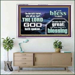 I BLESS THEE AND THOU SHALT BE A BLESSING  Custom Wall Scripture Art  GWAMAZEMENT10306  "32X24"