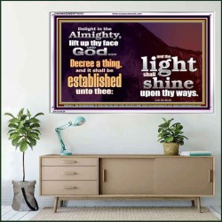 LIFT UP THY FACE UNTO GOD  Custom Modern Wall Art  GWAMAZEMENT10313  "32X24"