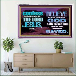 IN CHRIST JESUS IS ULTIMATE DELIVERANCE  Bible Verse for Home Acrylic Frame  GWAMAZEMENT10343  "32X24"