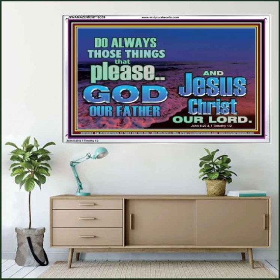 IT PAYS TO PLEASE THE LORD GOD ALMIGHTY  Church Picture  GWAMAZEMENT10359  