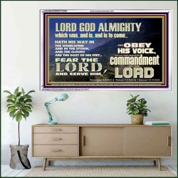 REBEL NOT AGAINST THE COMMANDMENTS OF THE LORD  Ultimate Inspirational Wall Art Picture  GWAMAZEMENT10380  "32X24"
