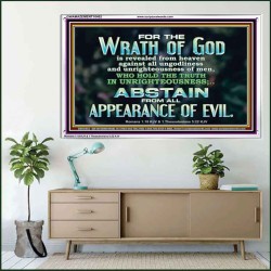 UNGODLINESS AND UNRIGHTEOUSNESS OUTLAW IN ETERNITY  Righteous Living Christian Acrylic Frame  GWAMAZEMENT10402  "32X24"