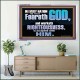 FEAR GOD AND WORKETH RIGHTEOUSNESS  Sanctuary Wall Acrylic Frame  GWAMAZEMENT10406  