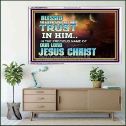 THE PRECIOUS NAME OF OUR LORD JESUS CHRIST  Bible Verse Art Prints  GWAMAZEMENT10432  "32X24"