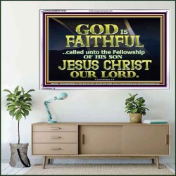 CALLED UNTO FELLOWSHIP WITH CHRIST JESUS  Scriptural Wall Art  GWAMAZEMENT10436  "32X24"