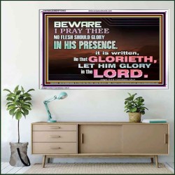 ALWAYS GLORY ONLY IN THE LORD   Christian Acrylic Frame Art  GWAMAZEMENT10443  