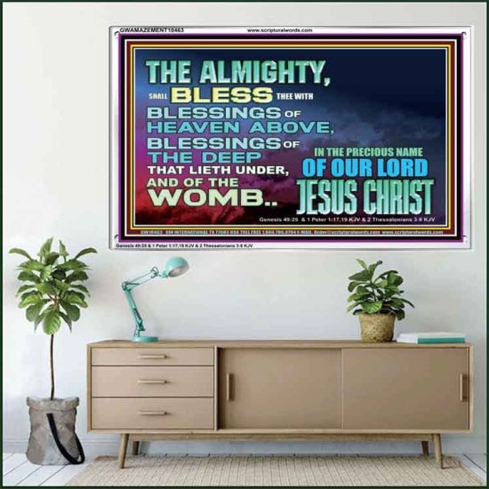 DO YOU WANT BLESSINGS OF THE DEEP  Christian Quote Acrylic Frame  GWAMAZEMENT10463  
