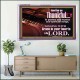 BE THANKFUL IN PSALMS AND HYMNS AND SPIRITUAL SONGS  Scripture Art Prints Acrylic Frame  GWAMAZEMENT10468  