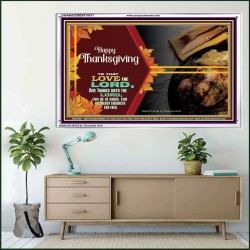 THE LORD IS GOOD HIS MERCY ENDURETH FOR EVER  Contemporary Christian Wall Art  GWAMAZEMENT10471  "32X24"