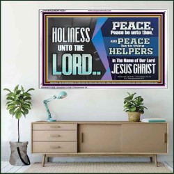 HOLINESS UNTO THE LORD  Righteous Living Christian Picture  GWAMAZEMENT10524  "32X24"