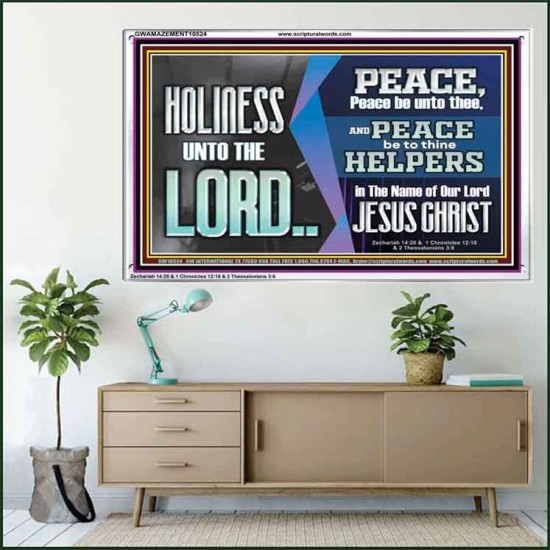HOLINESS UNTO THE LORD  Righteous Living Christian Picture  GWAMAZEMENT10524  