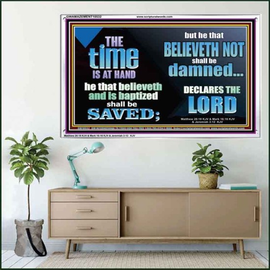 THE TIME IS AT HAND  Ultimate Power Acrylic Frame  GWAMAZEMENT10532  