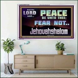 JEHOVAHSHALOM PEACE BE UNTO THEE  Christian Paintings  GWAMAZEMENT10540  "32X24"