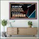 JEHOVAH ALMIGHTY THE GREATEST POWER  Contemporary Christian Wall Art Acrylic Frame  GWAMAZEMENT10568  