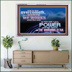 SEEK THE MORNING STAR CROWN OF GLORY  Wall & Art Décor  GWAMAZEMENT10587  "32X24"