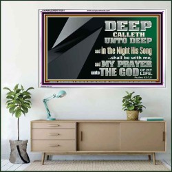 DEEP CALLETH UNTO DEEP  Modern Wall Art  GWAMAZEMENT10591  "32X24"