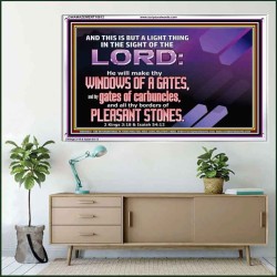 I WILL MAKE THY BORDERS OF PLEASANT STONES  Custom Modern Wall Art  GWAMAZEMENT10612  "32X24"