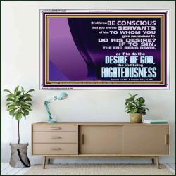 DOING THE DESIRE OF GOD LEADS TO RIGHTEOUSNESS  Bible Verse Acrylic Frame Art  GWAMAZEMENT10628  "32X24"