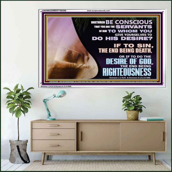 GIVE YOURSELF TO DO THE DESIRES OF GOD  Inspirational Bible Verses Acrylic Frame  GWAMAZEMENT10628B  