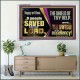 O PEOPLE SAVED BY THE LORD  Children Room Wall Acrylic Frame  GWAMAZEMENT10699  