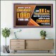 DILIGENTLY KEEP THE COMMANDMENTS OF THE LORD OUR GOD  Ultimate Inspirational Wall Art Acrylic Frame  GWAMAZEMENT10719  