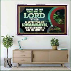 FORGET NOT THE LORD THY GOD  Bible Verses Art Prints  GWAMAZEMENT10725  "32X24"