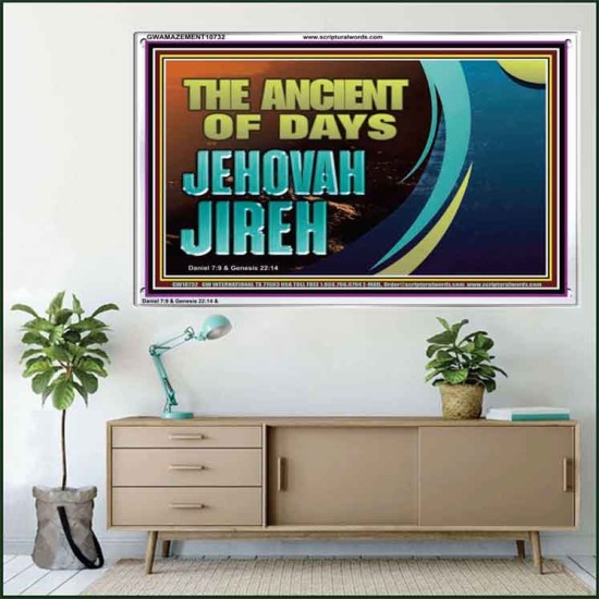 THE ANCIENT OF DAYS JEHOVAH JIREH  Scriptural Décor  GWAMAZEMENT10732  