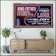 ABBA FATHER SHALL SCATTER ALL OUR ENEMIES AND WE SHALL REJOICE IN THE LORD  Bible Verses Acrylic Frame  GWAMAZEMENT10740  