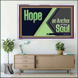 HOPE AN ANCHOR OF THE SOUL  Christian Paintings  GWAMAZEMENT10762  "32X24"