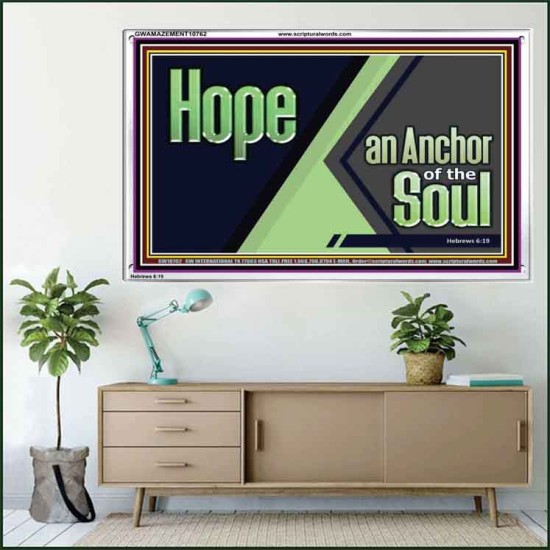 HOPE AN ANCHOR OF THE SOUL  Christian Paintings  GWAMAZEMENT10762  