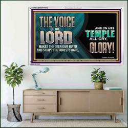 THE VOICE OF THE LORD MAKES THE DEER GIVE BIRTH  Art & Wall Décor  GWAMAZEMENT10789  "32X24"