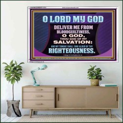 DELIVER ME FROM BLOODGUILTINESS  Religious Wall Art   GWAMAZEMENT11741  "32X24"