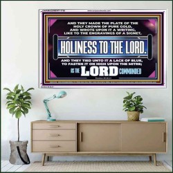 THE HOLY CROWN OF PURE GOLD  Righteous Living Christian Acrylic Frame  GWAMAZEMENT11756  "32X24"