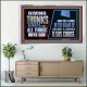 GIVE THANKS ALWAYS FOR ALL THINGS UNTO GOD  Scripture Art Prints Acrylic Frame  GWAMAZEMENT12060  