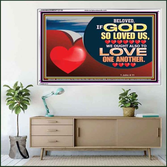 BELOVED IF GOD SO LOVED US  Custom Biblical Paintings  GWAMAZEMENT12130  